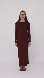 Knitted maxi dress