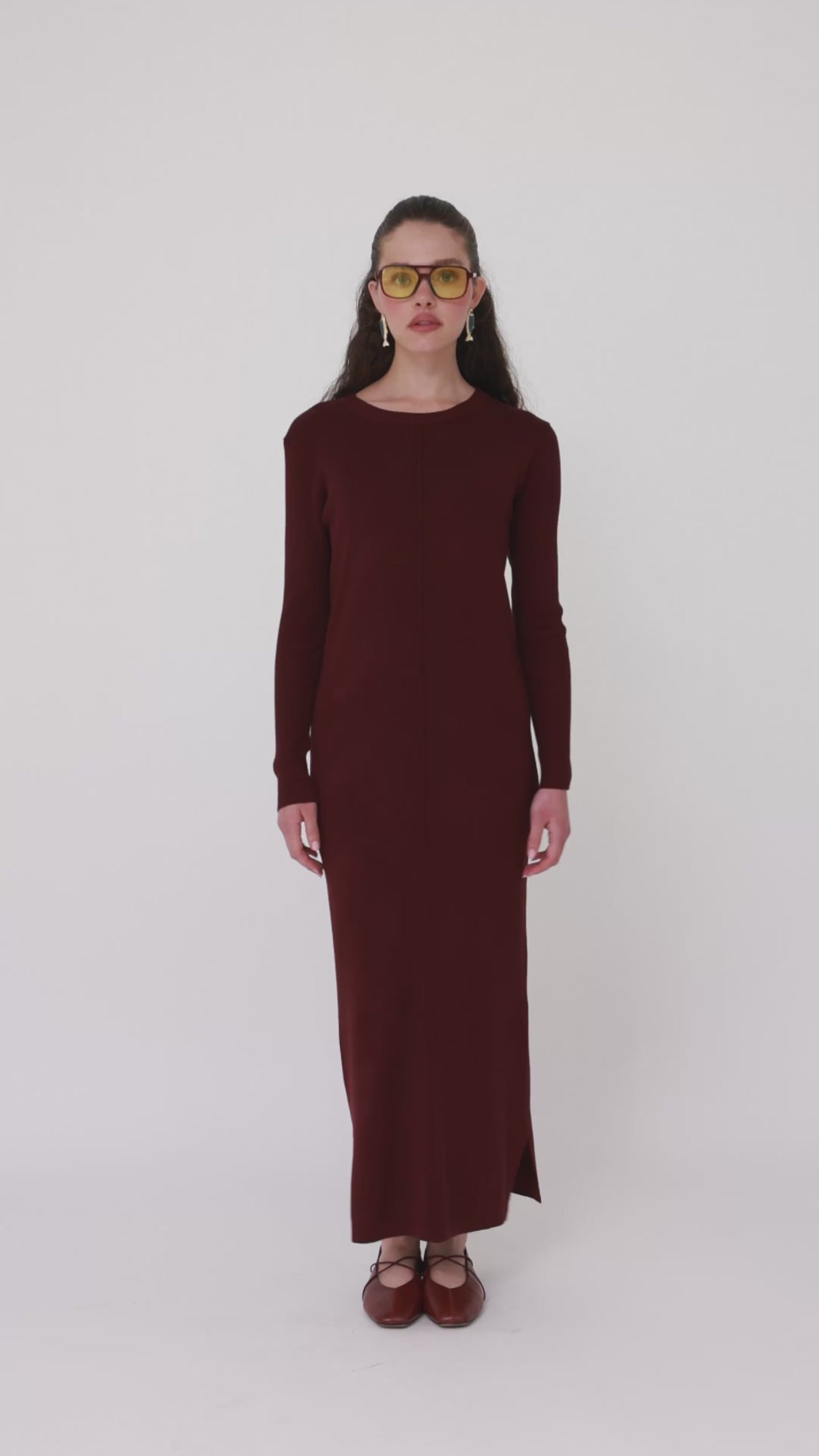 Knitted maxi dress