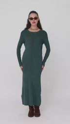 Knitted maxi dress