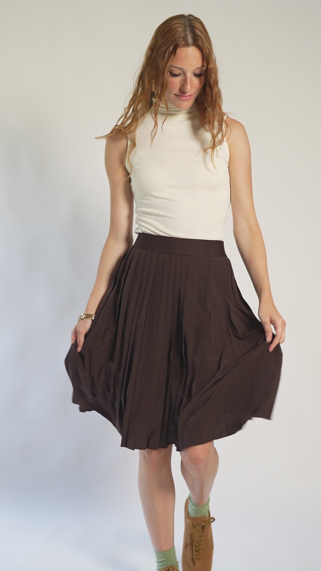 PLEATED SKIRT NEW CLASSIC