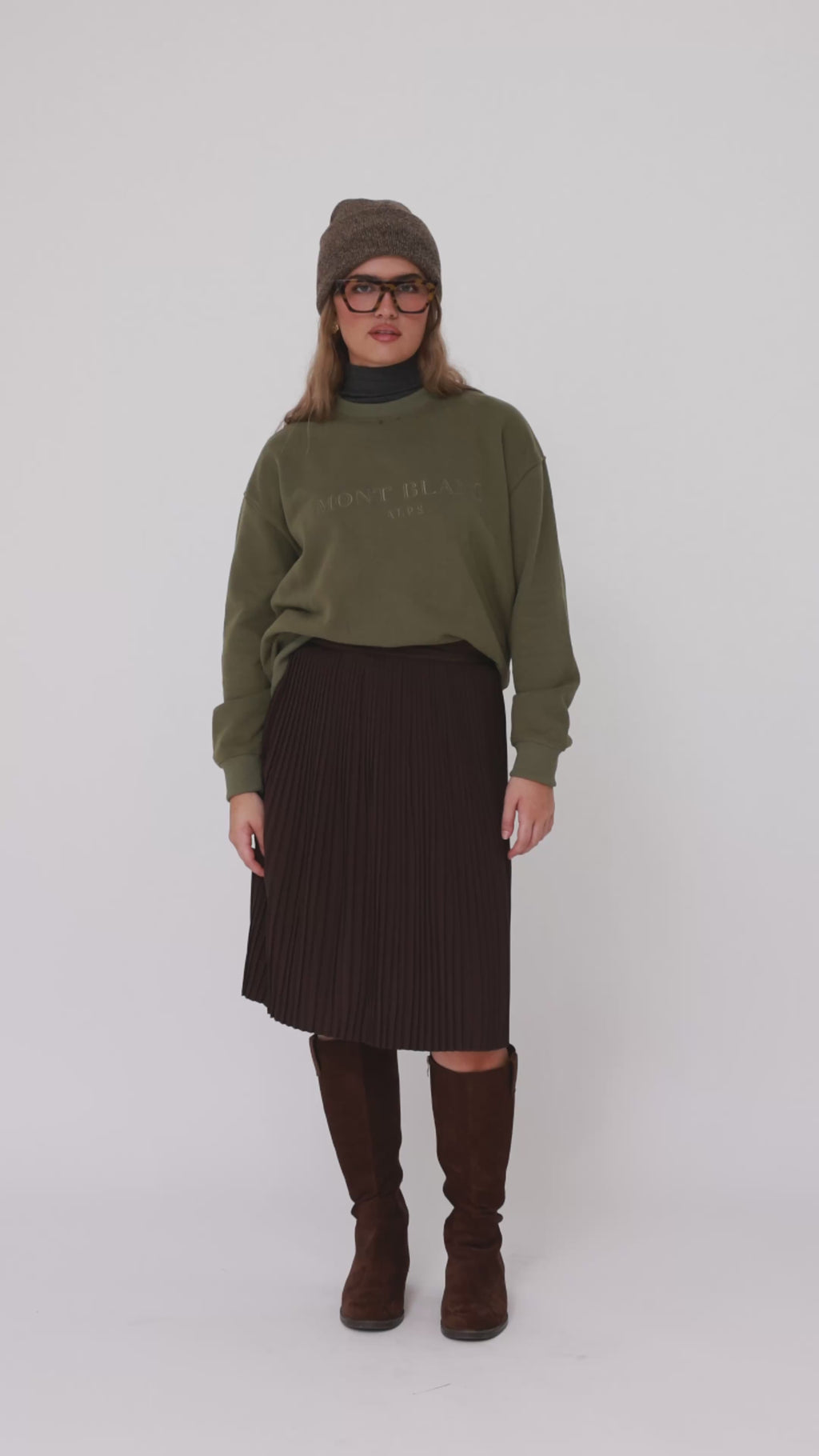 Pleated skirt