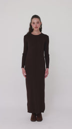Knitted maxi dress
