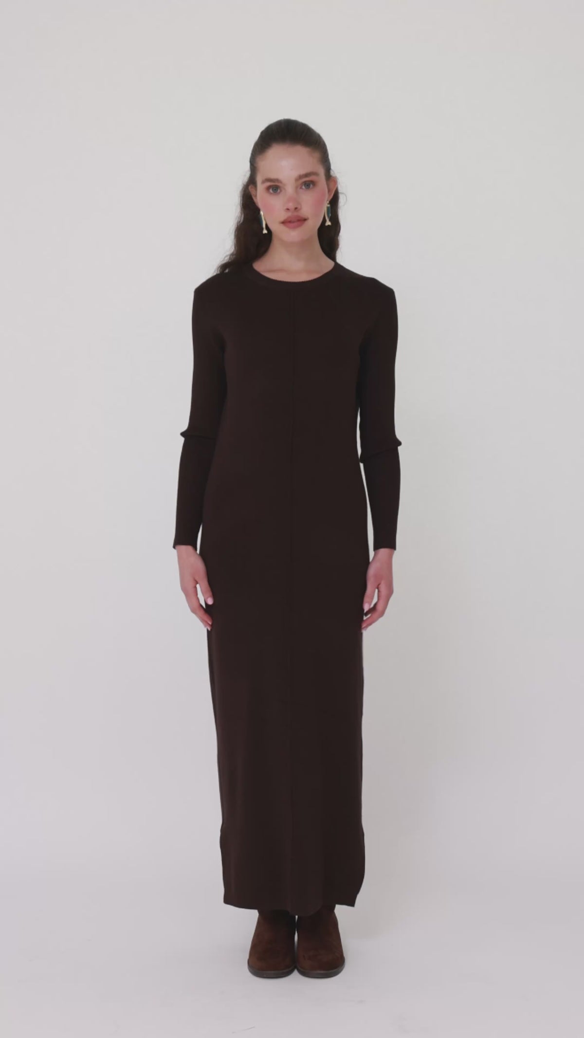 Knitted maxi dress
