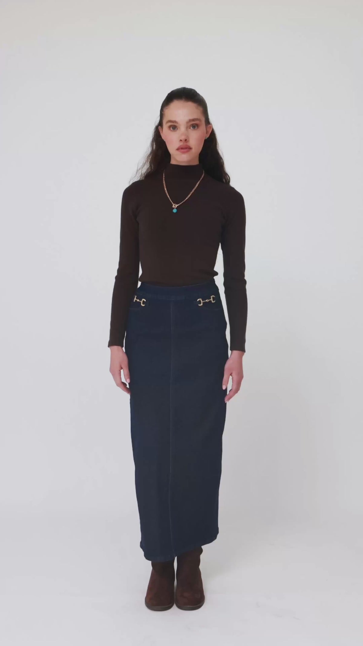Knit turtleneck