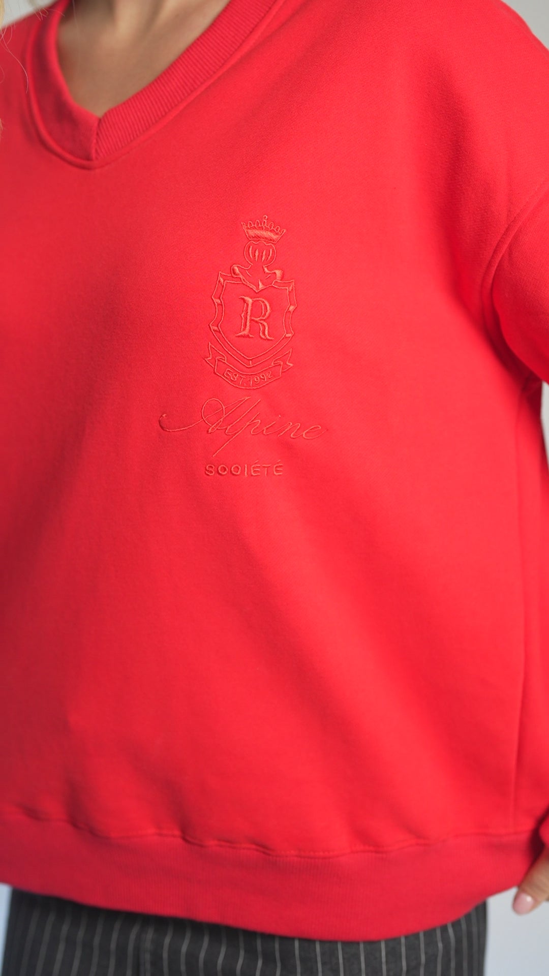 CLASSIC CREW - ALPINE RED