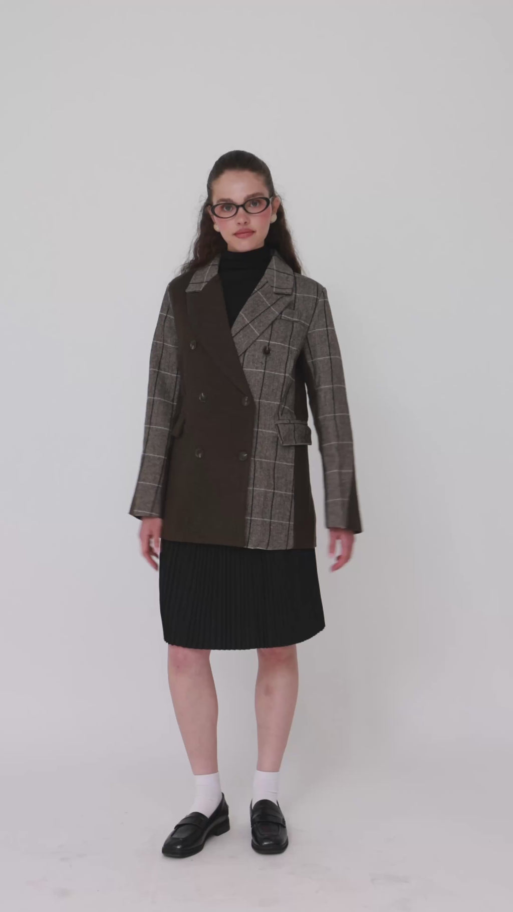 Plaid blazer