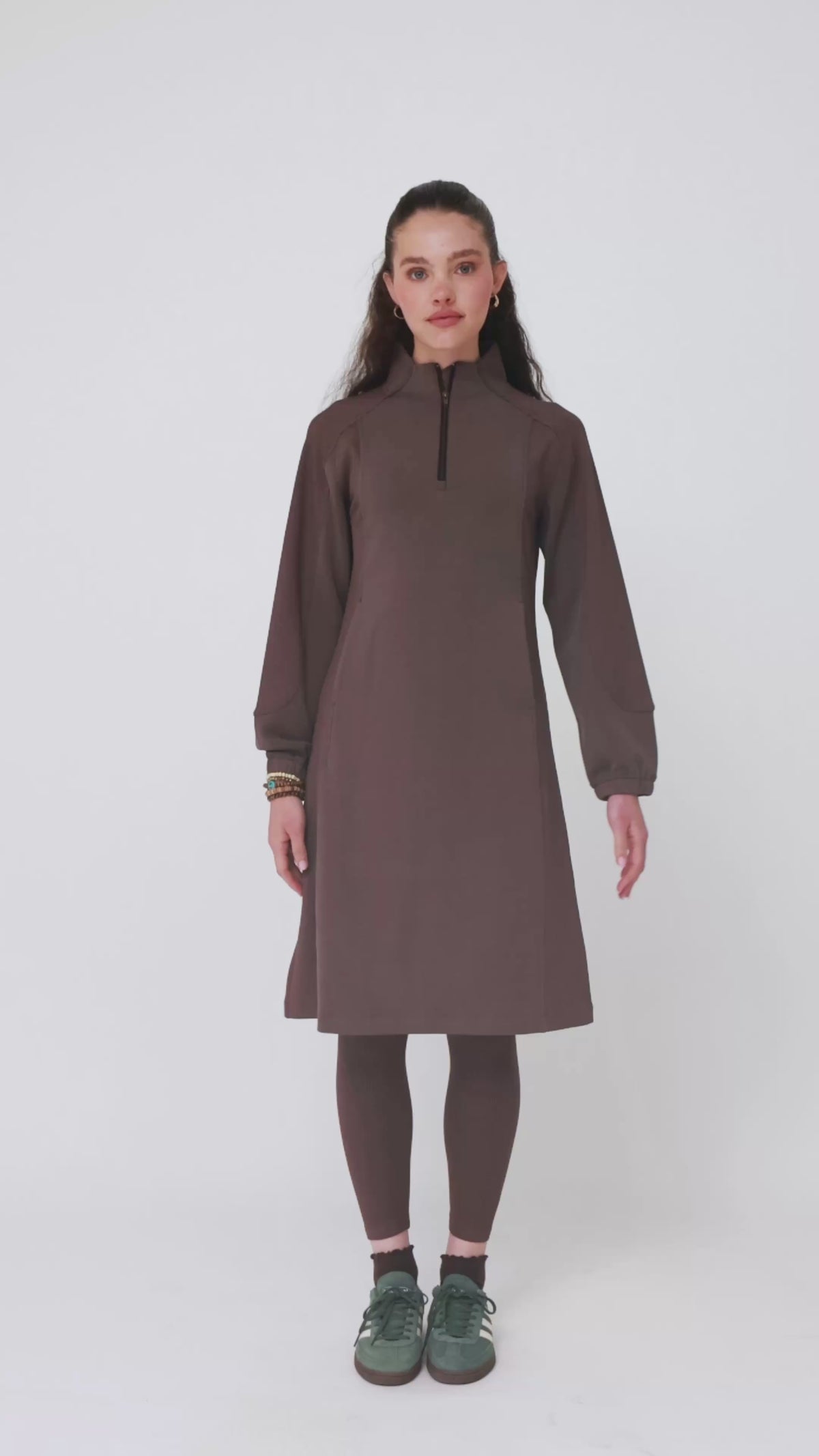 Half zip dress