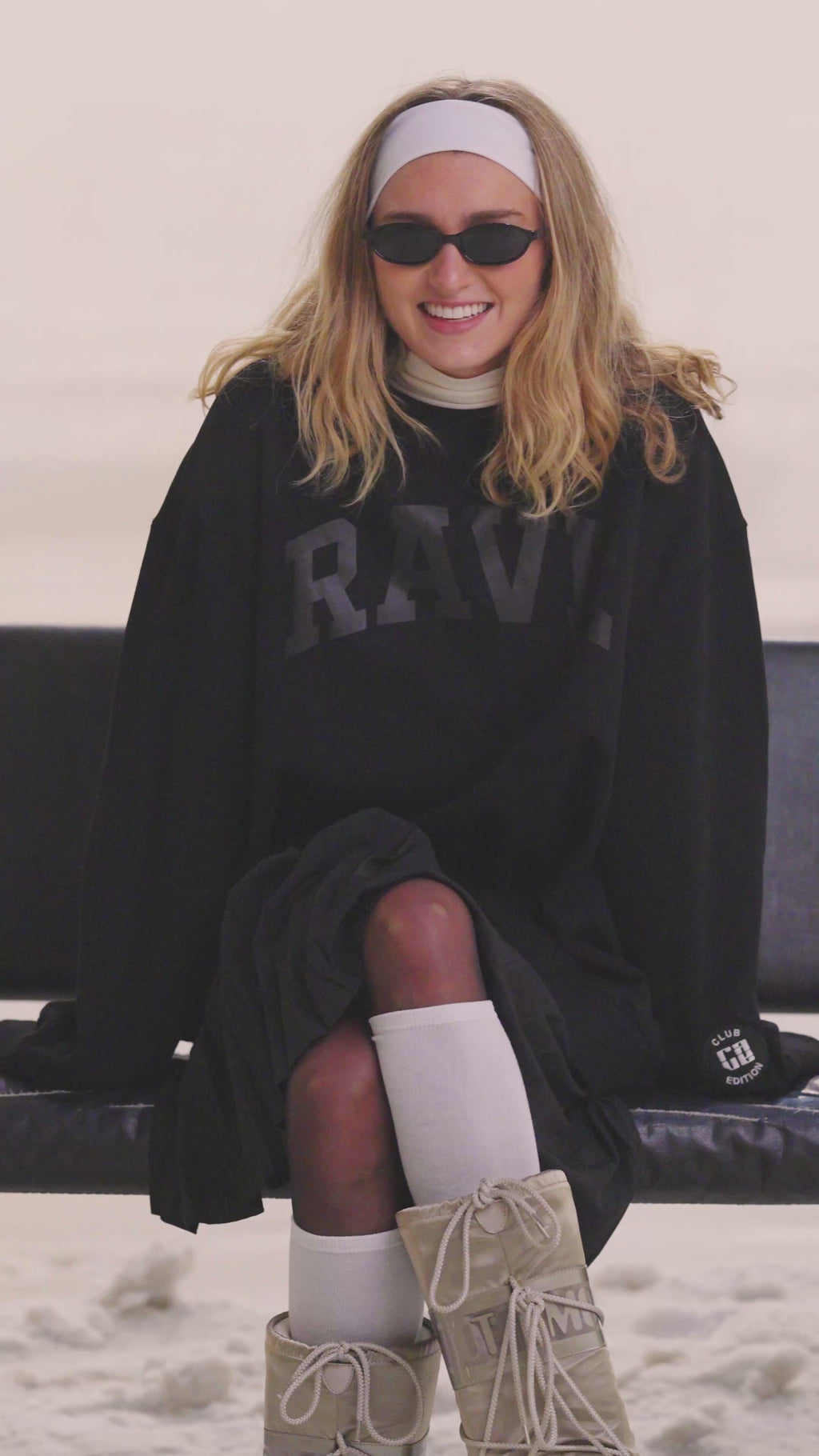 OVERSIZED RAVE - BLACK + PATCH
