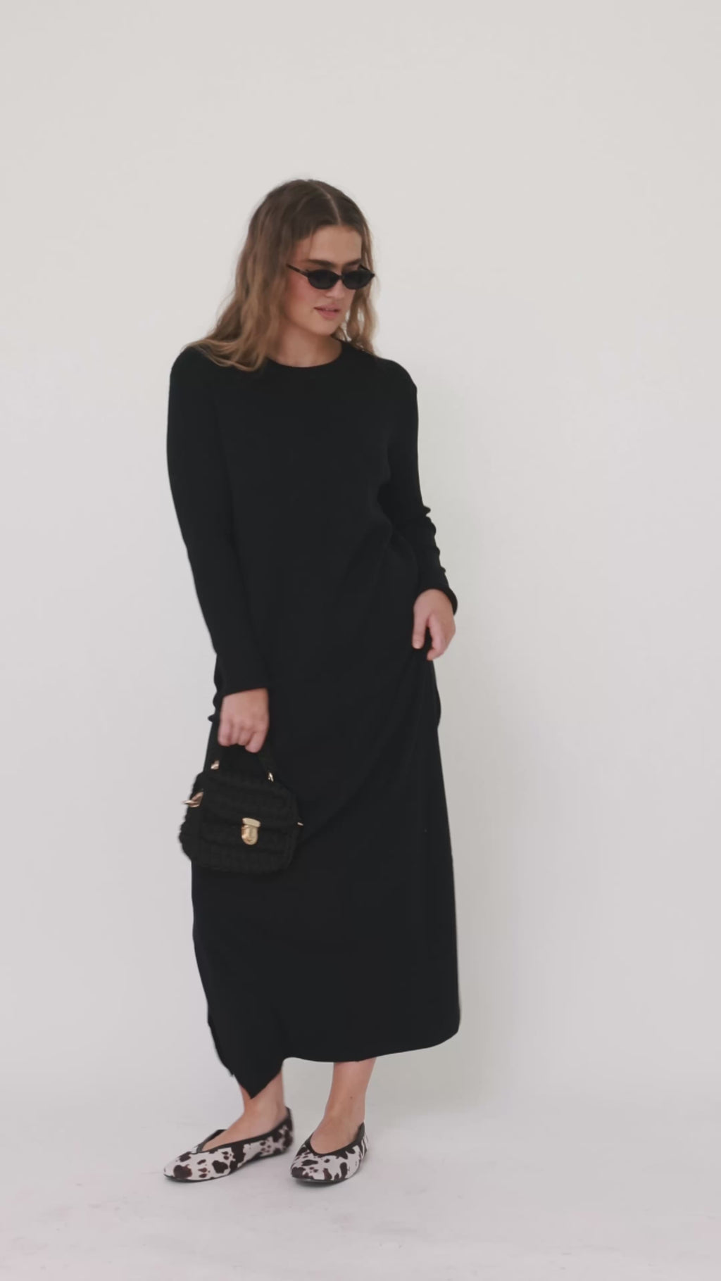 Knitted maxi dress