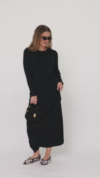Knitted maxi dress